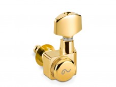 Schaller M6 Fender-Style Locking Staggered Guitar Tuner Gold Right 10560571.01.53